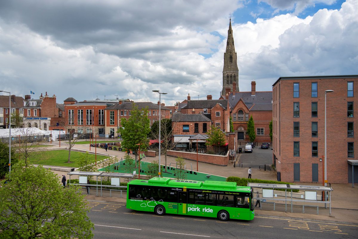 Roberts Travel operates Leicester’s all-electric park-and-ride network