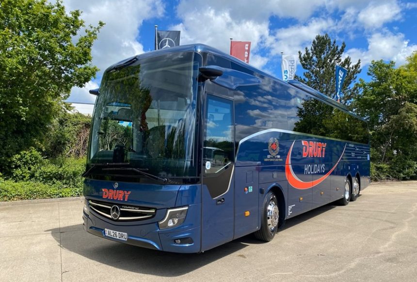 Drury Holidays takes delivery of a Mercedes-Benz Tourismo M/3