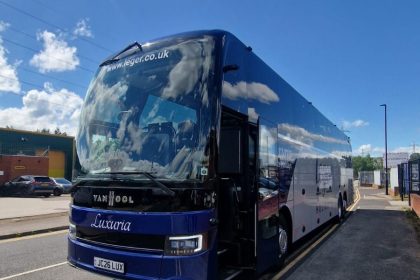 Johnston Coaches has first Van Hool T17 Astron for Leger Luxuria