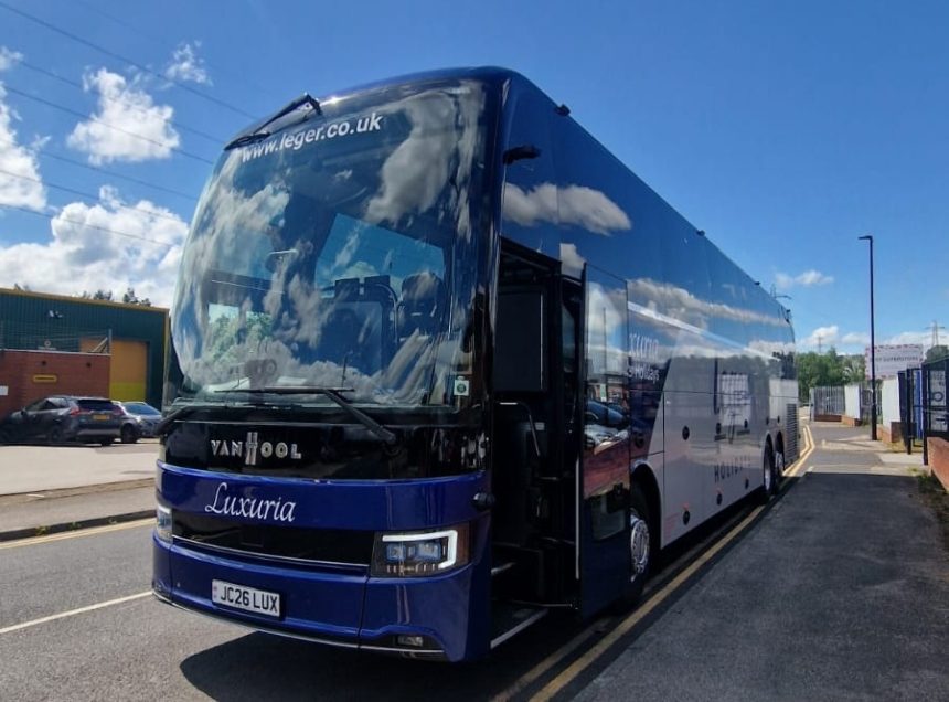 Johnston Coaches has first Van Hool T17 Astron for Leger Luxuria