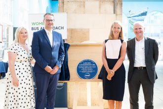 Women in Bus and Coach blue plaque honours Louise Cheeseman