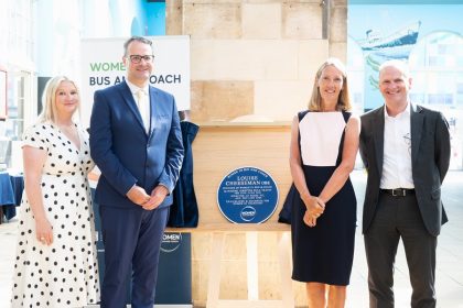 Women in Bus and Coach blue plaque honours Louise Cheeseman