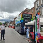 Oxford Bus Company supports Thame Pride with rainbow bus