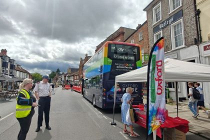 Oxford Bus Company supports Thame Pride with rainbow bus