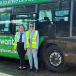 Jordan Hartford (left) and Jade Crace, two thirds of the all-women driver training team at Stephensons of Essex