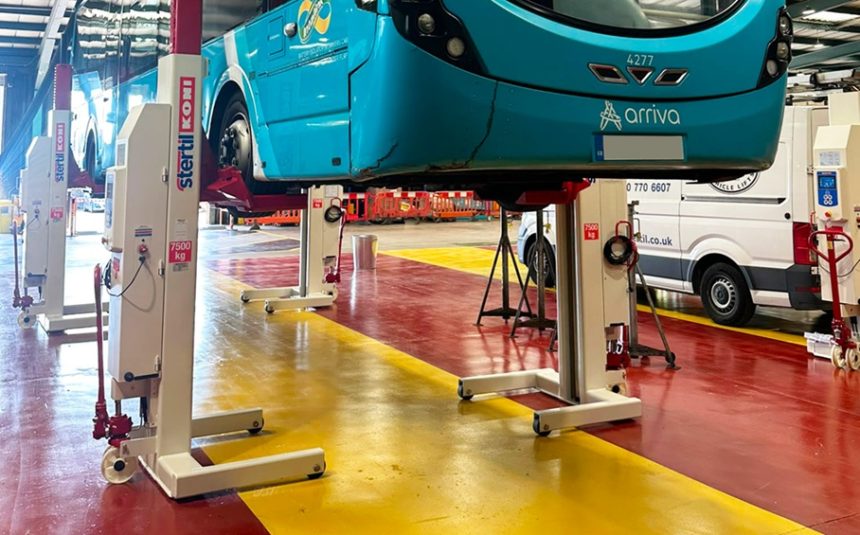 Stertil-Koni vehicle lifts are chosen by Arriva for Stevenage depot